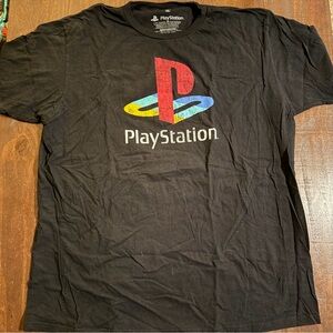 Ripple Junction Black PlayStation T-Shirt